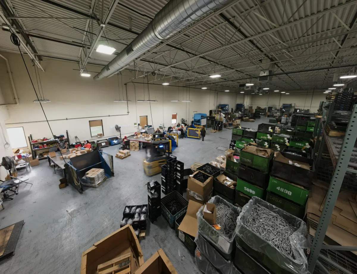 Sort-Tek inspection facility floor overview