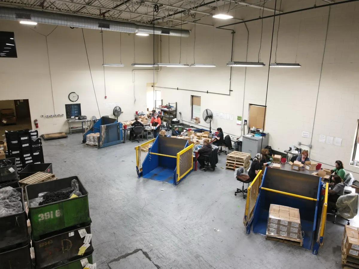 Sort-Tek sorting and packaging operation